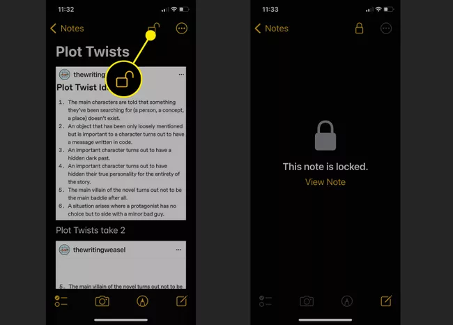 Easy Way To Lock Notes on iPhone
