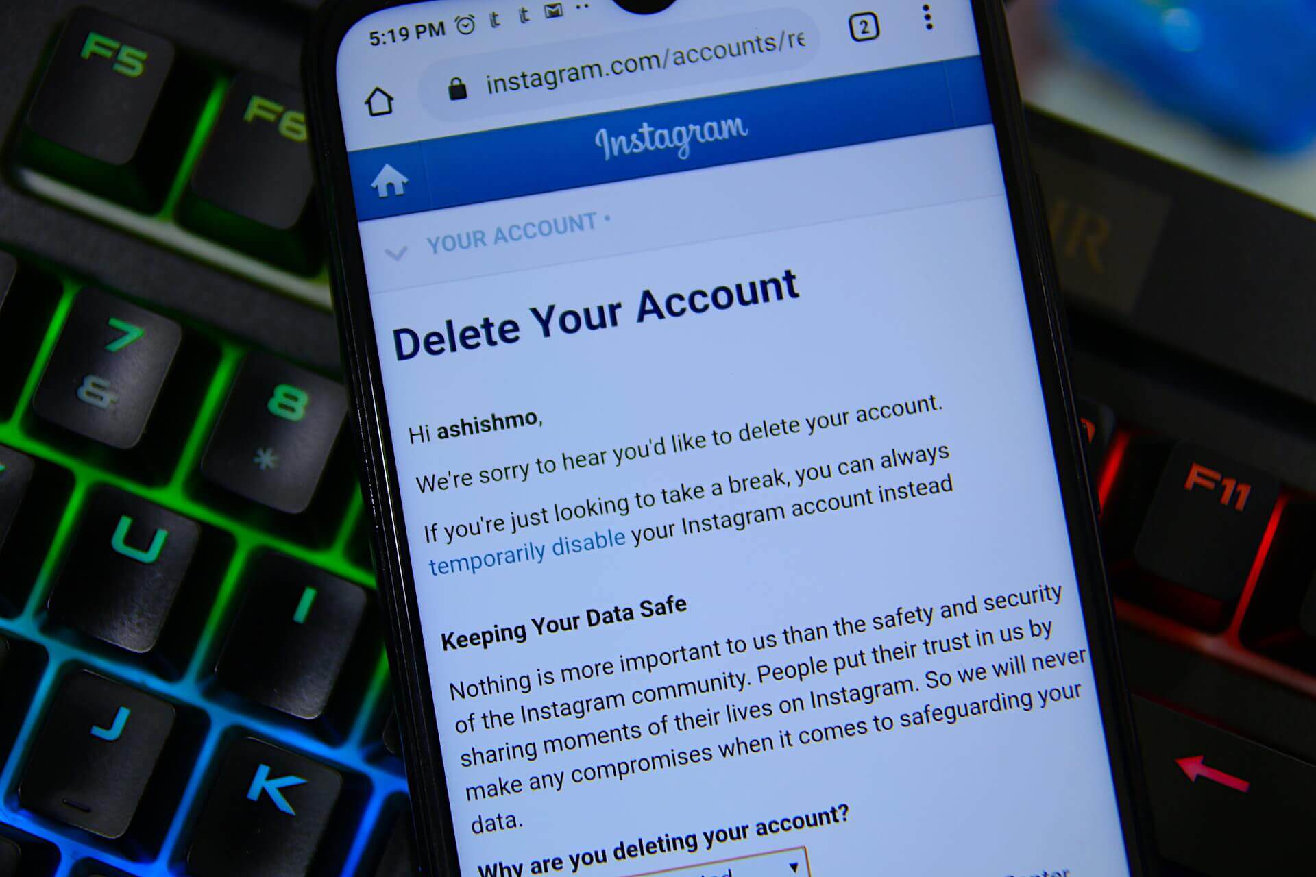 Step By Step Guide To Permanently Delete Instagram Account Mobilesly Tips